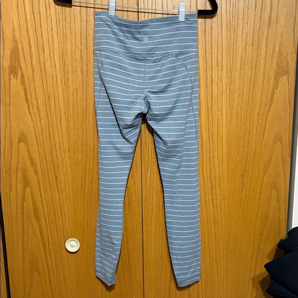 Athleta‎ XS salutation 7/8 tight striped leggings high waisted - Picture 5 of 5